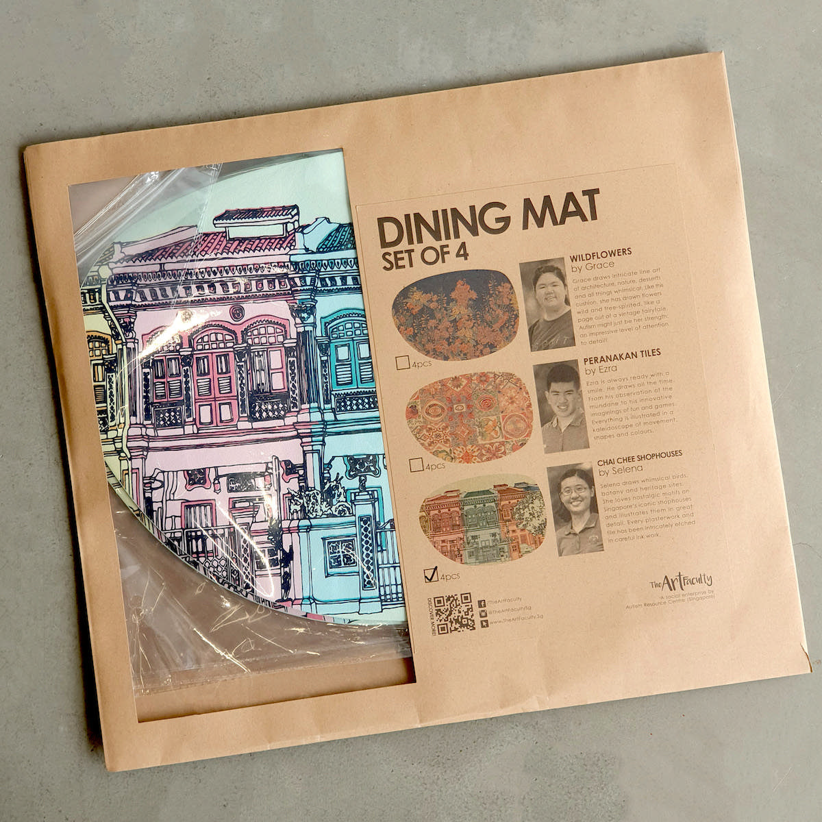 Dining Mat Set of 4 - Chai Chee Shophouse