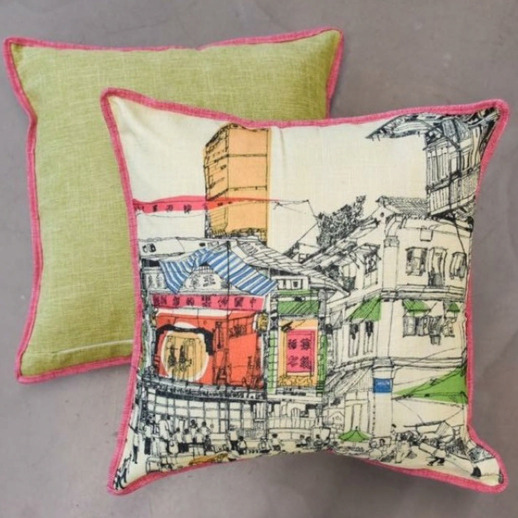 Cushion Cover Green - Smith St by Glenn