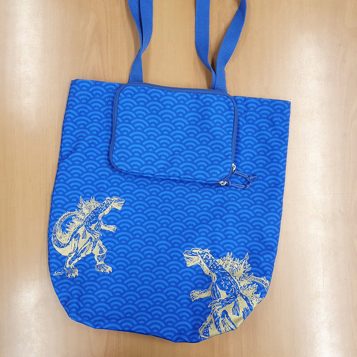 Foldable Blue Bag–Godzilla