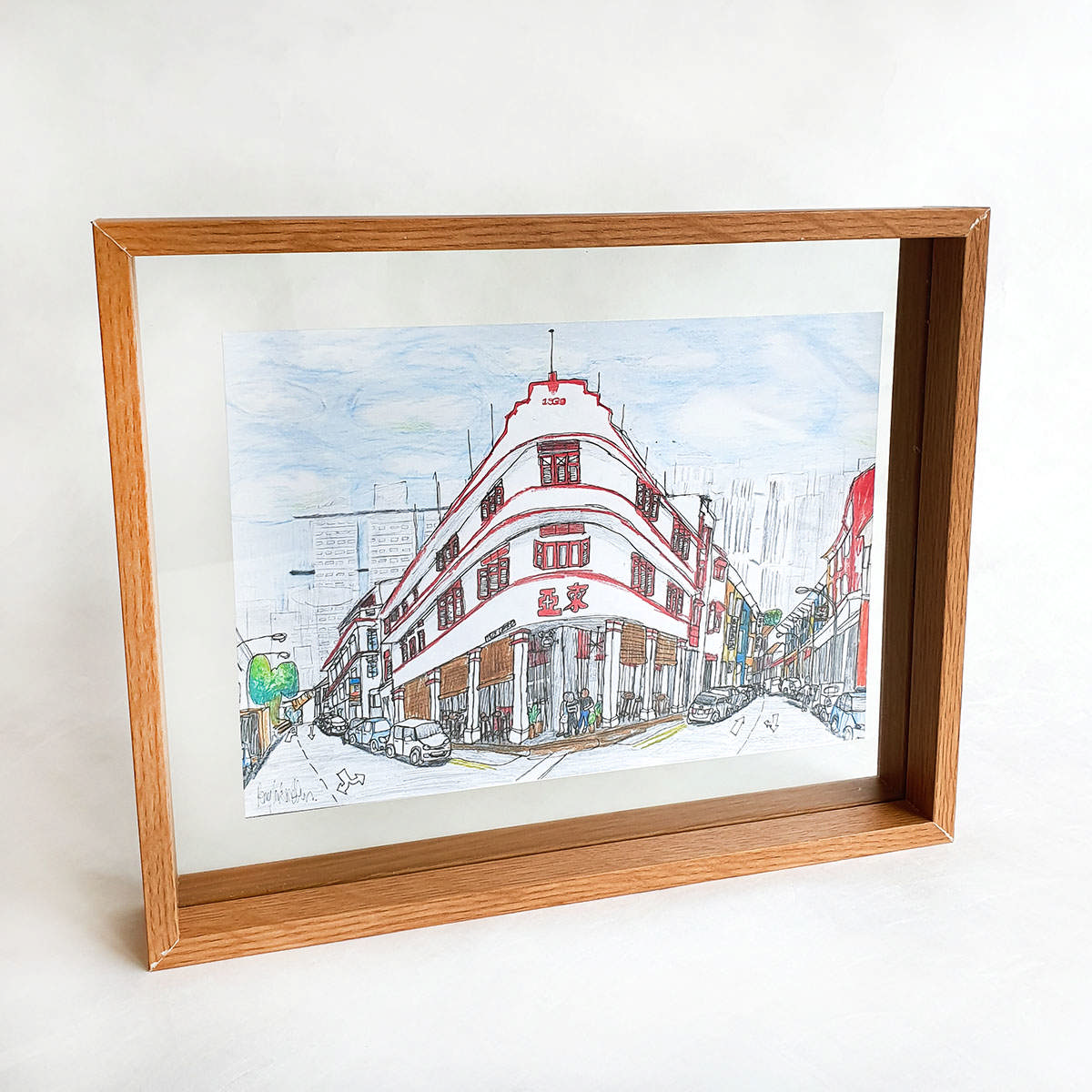 A5 Floating Frame - Keong Saik Street