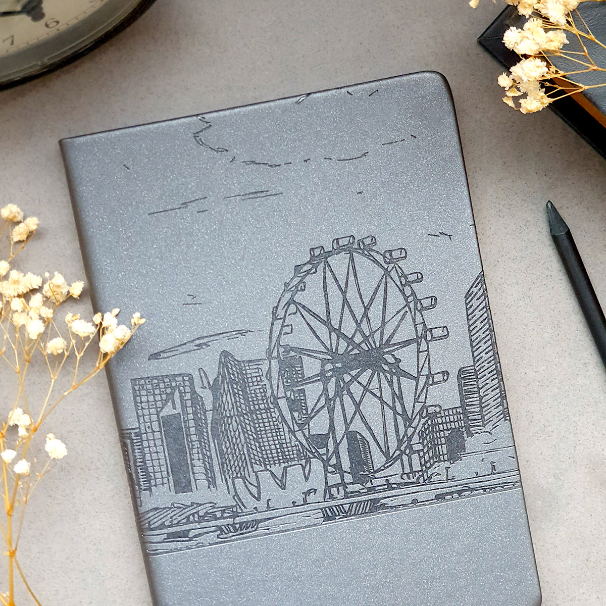 A5 PU Notebook - Marina Cityscape