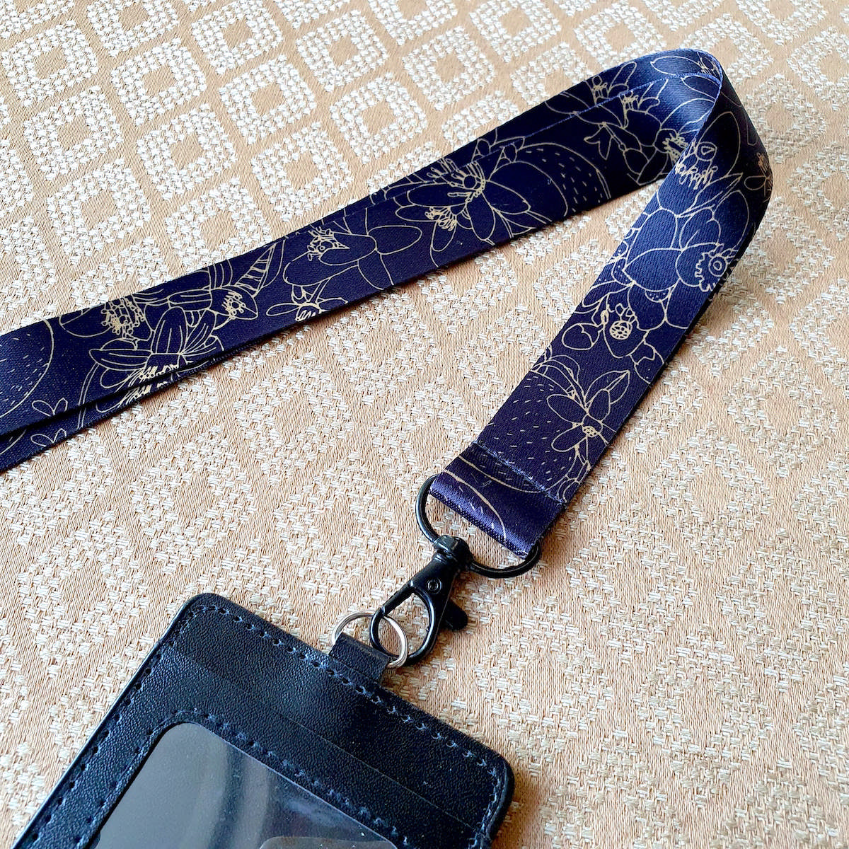 Lanyard & Cardholder - Orange Blossom