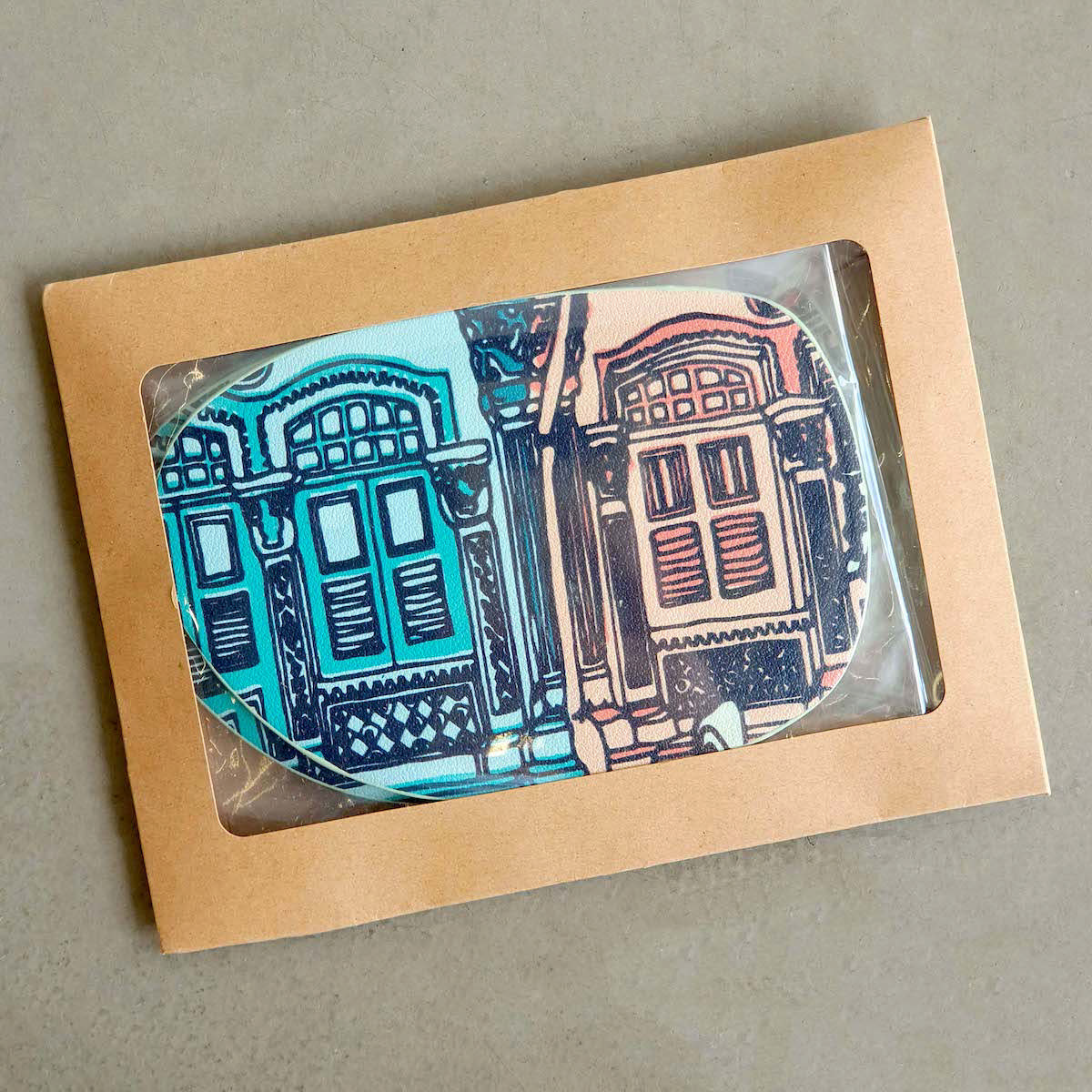 Coasters Set of 4 - Chai Chee Shophouse