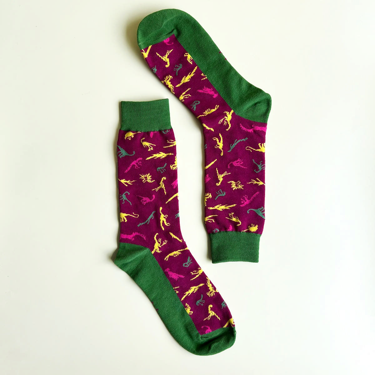 Socks - Dino Plum