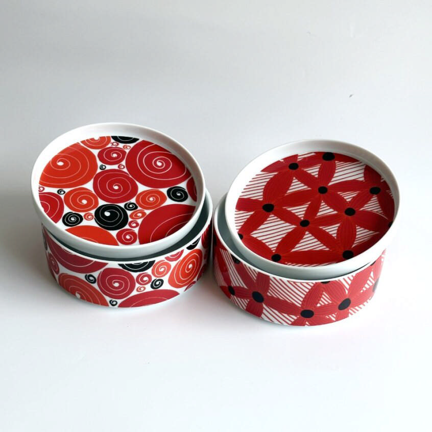 Scandi RED Tiffin Set B - Jasminum & Callio