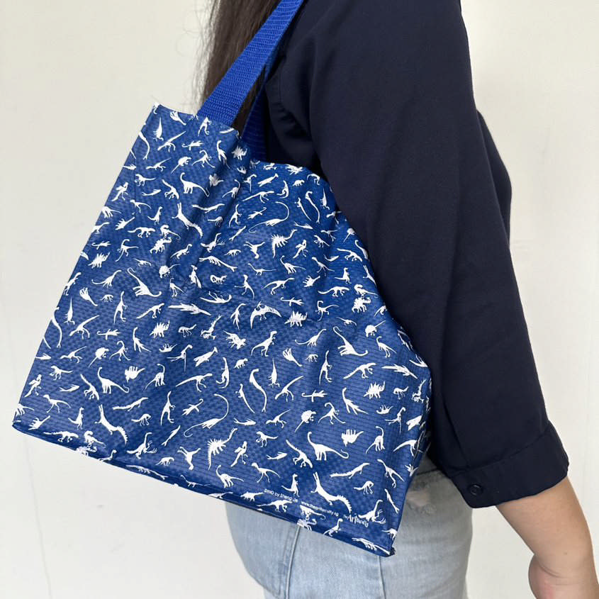 Petite Shopping Bag – Dino Navy