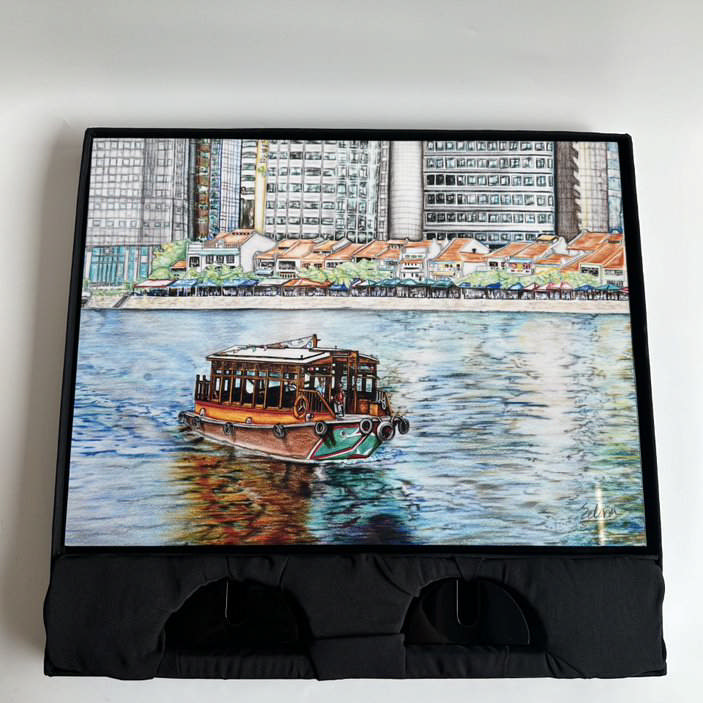 Painting with Stand – Singapore River