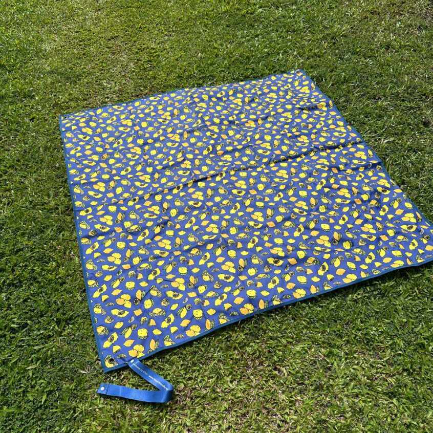 Picnic Mat with pegs – Lemons