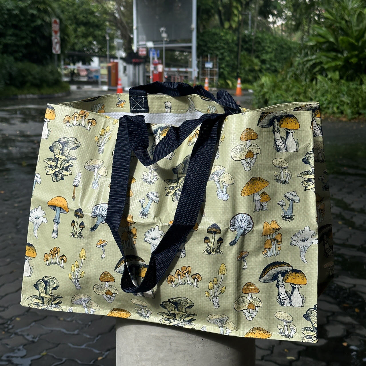 Medium Shopping Bag - Mushrooms