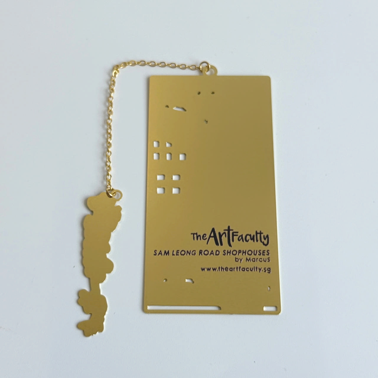 Metal Bookmark – Sam Leong Road Shophouses