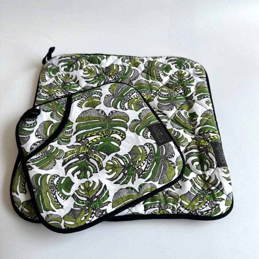 Pot Holder Set – Monstera