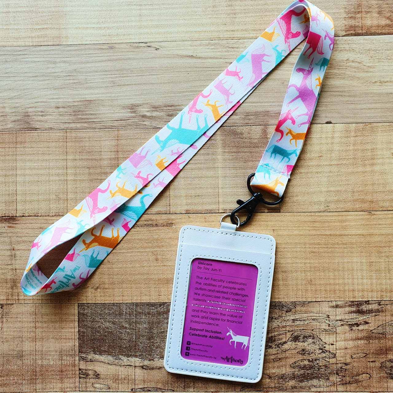 Lanyard & Cardholder - Unicorn