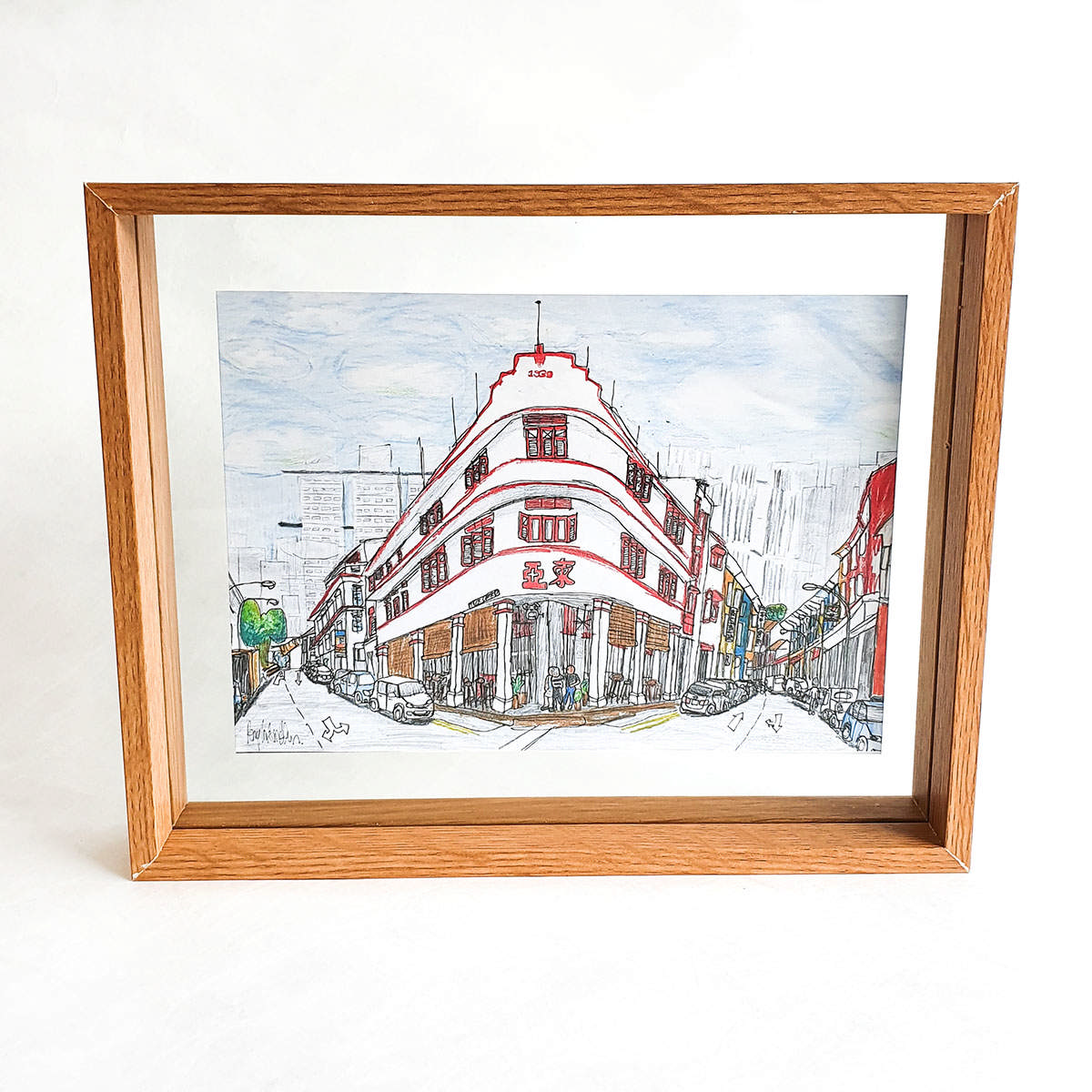 A5 Floating Frame - Keong Saik Street