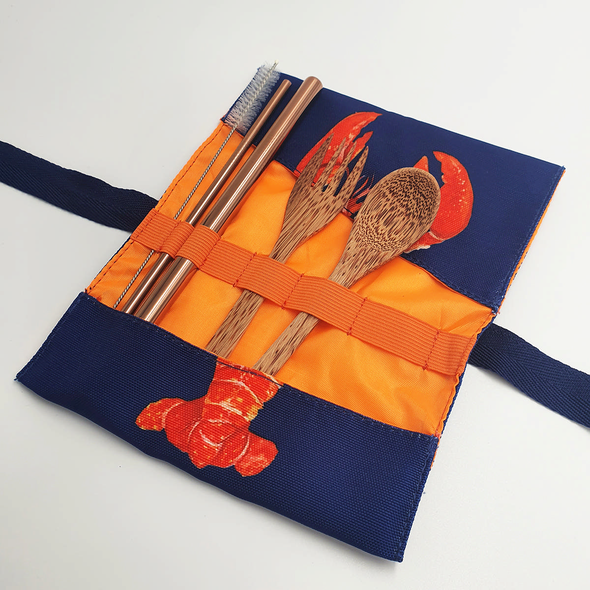 Cutlery Set with pouch - Lobster