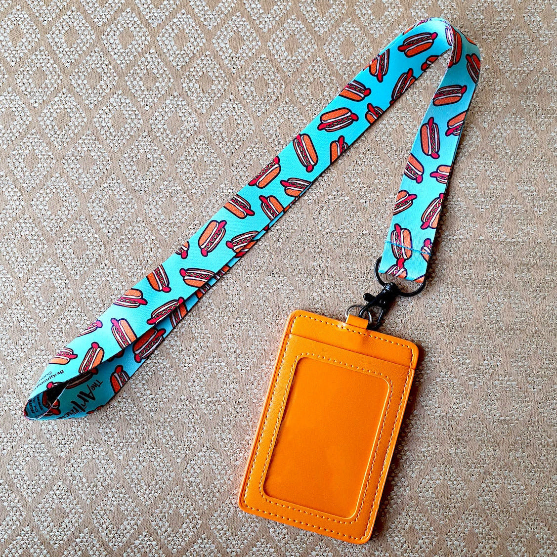 Lanyard & Cardholder - Hotdogs