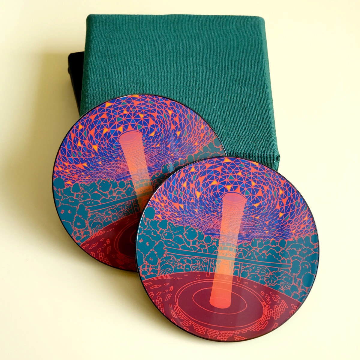 Coaster Set of 2 - Twilight at Changi Jewel