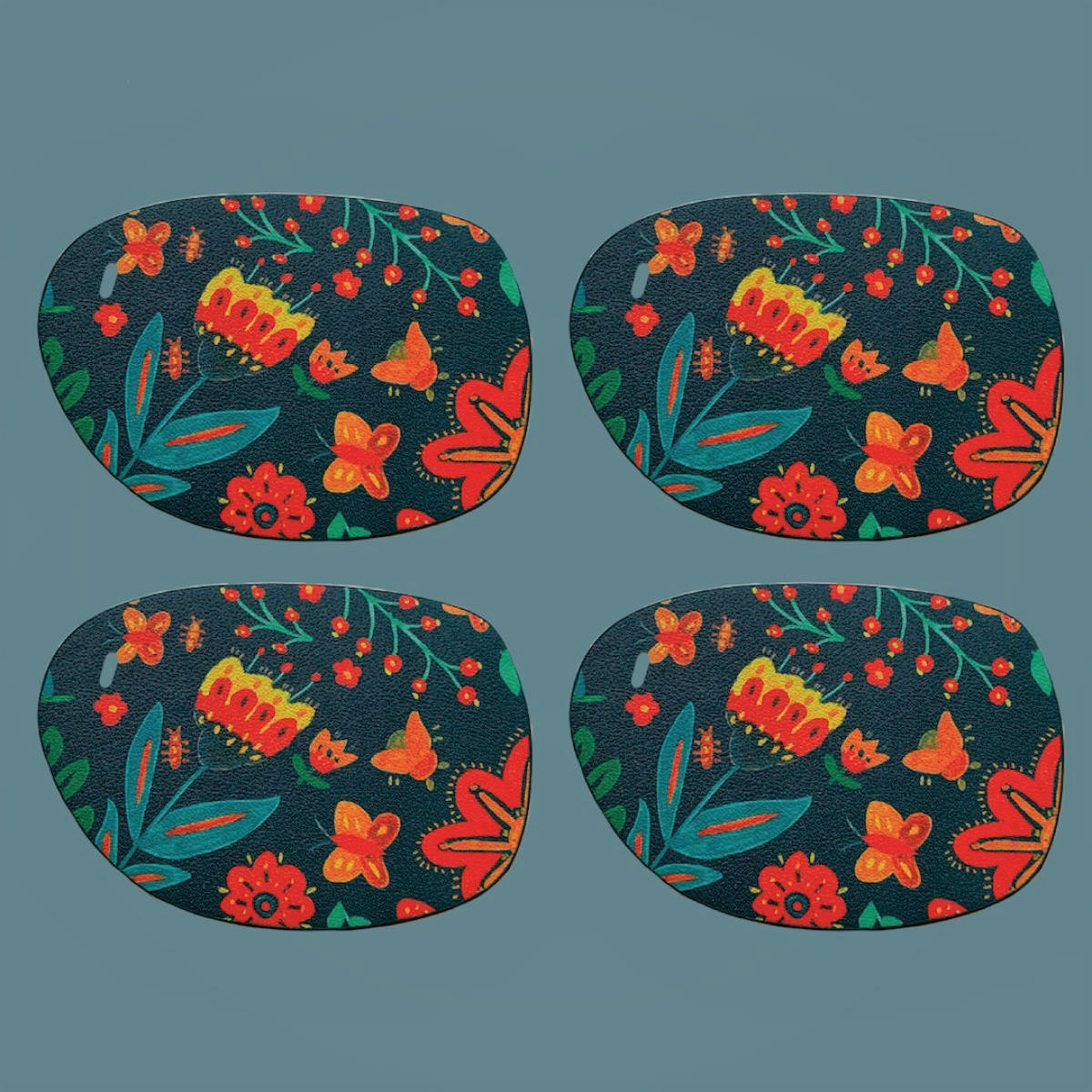 Coasters Set of 4 – Summer on Green