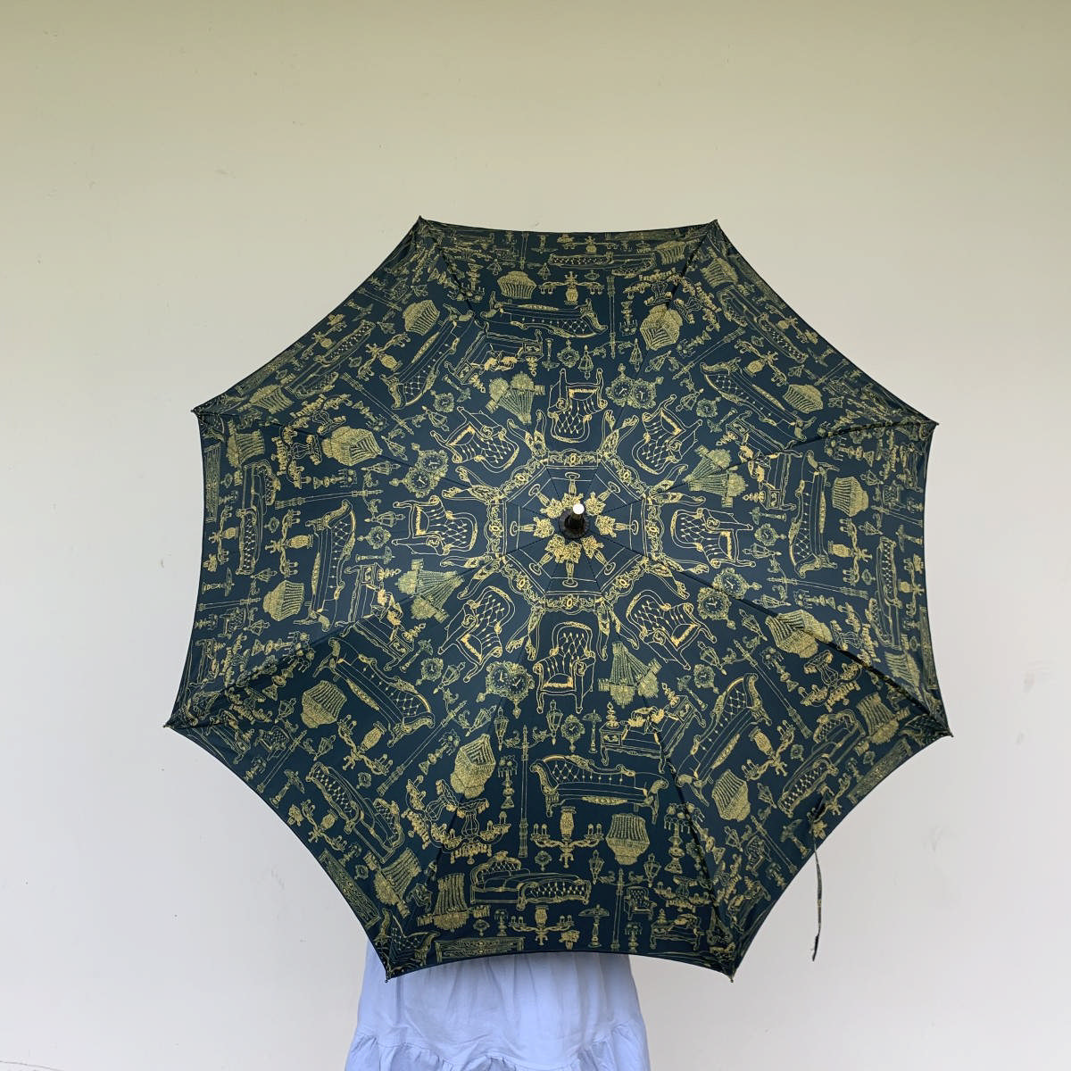 Crescent Umbrella – Vintage Motif