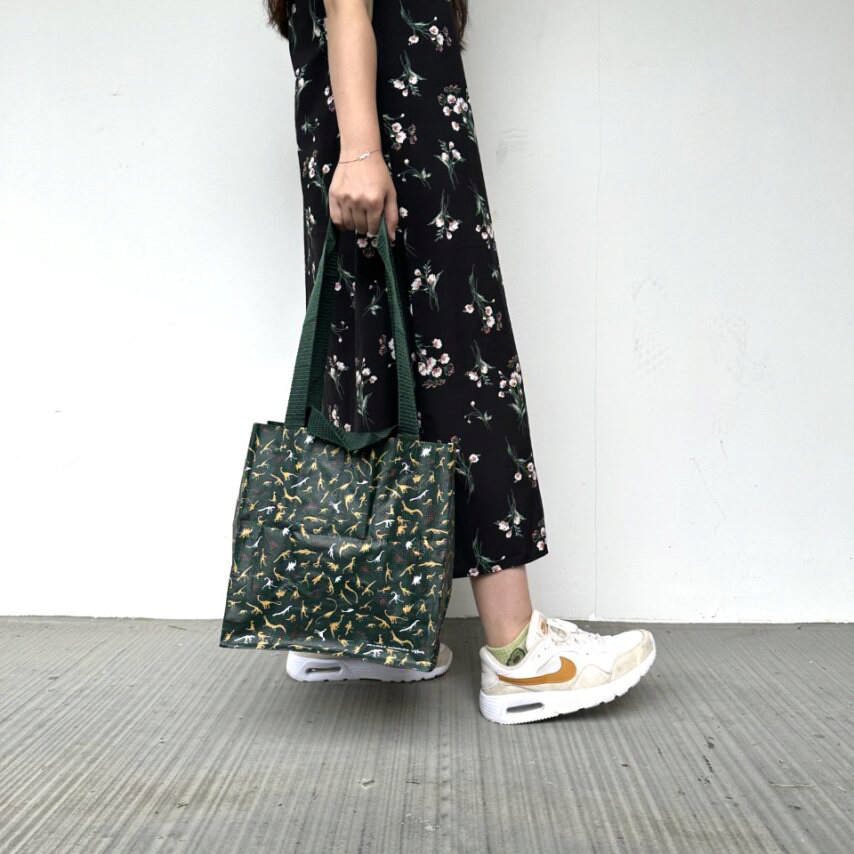 Petite Shopping Bag – Dino Green