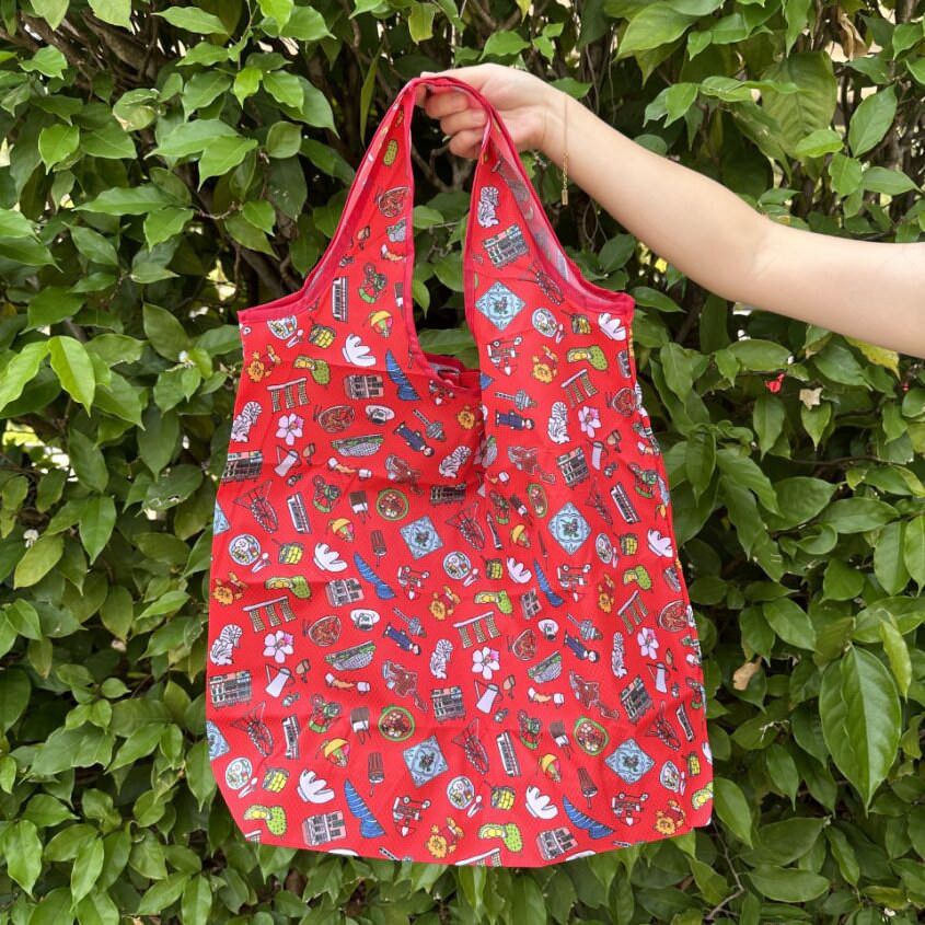 Eco Reusable Bag – All Things SG Red