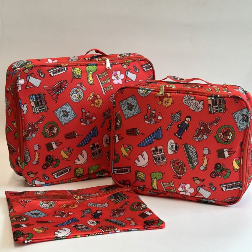 Travel Organiser 3in1 – All Things SG RED